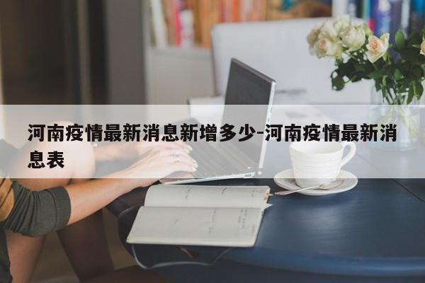 河南疫情最新消息新增多少-河南疫情最新消息表